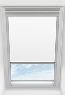 Blackout Roller, White (Blackout) - Loft Blind